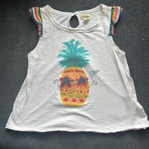 HATLEY pineapple crochet tank top